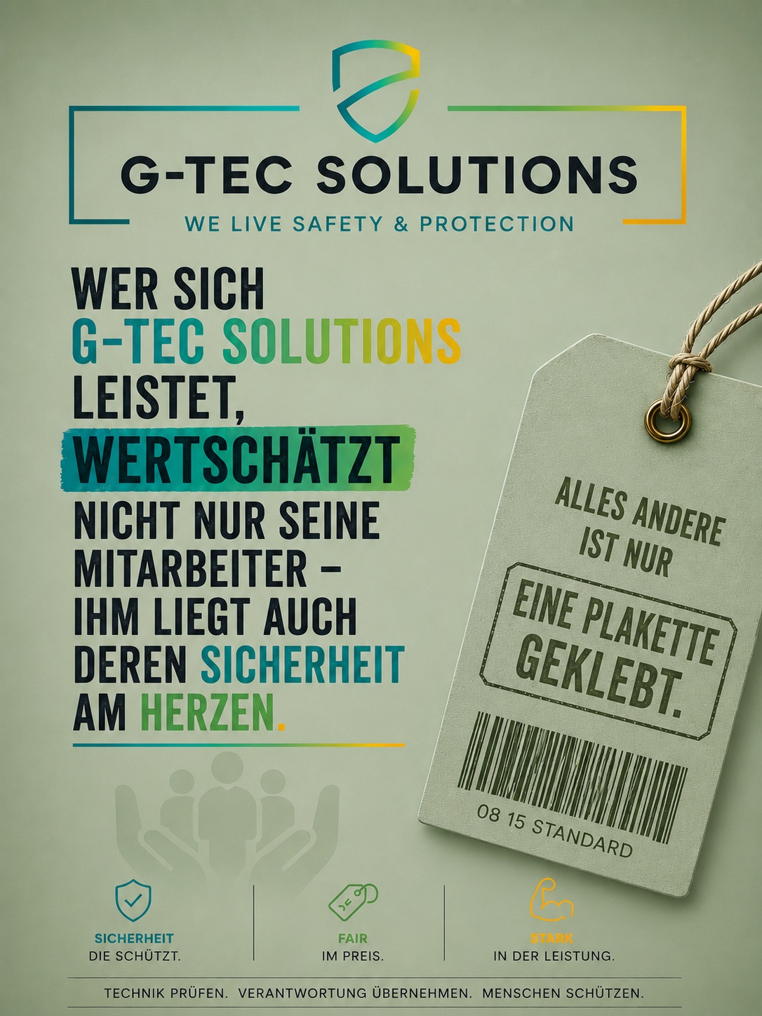 G-TEC Solutions Markenbotschaft